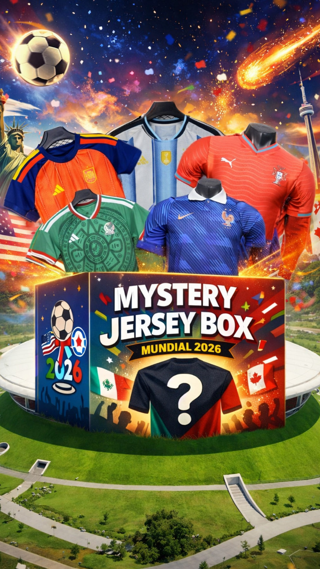 ¿Te atreves a descubrir qué jersey te toca?  🎁 MYSTERY JERSEY BOX – VERSIÓN JUGADOR
