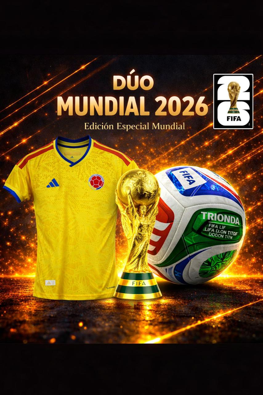⚽ PACK FUTBOLERO 2026 🔥 Llévate Jersey jugador + Balón Edición Mundial