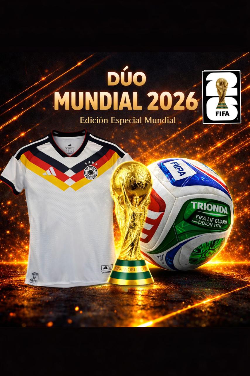 ⚽ PACK FUTBOLERO 2026 🔥 Llévate Jersey jugador + Balón Edición Mundial
