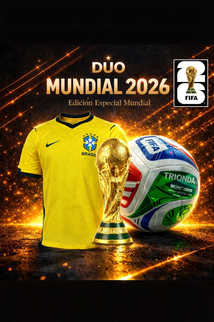 ⚽ PACK FUTBOLERO 2026 🔥 Llévate Jersey jugador + Balón Edición Mundial