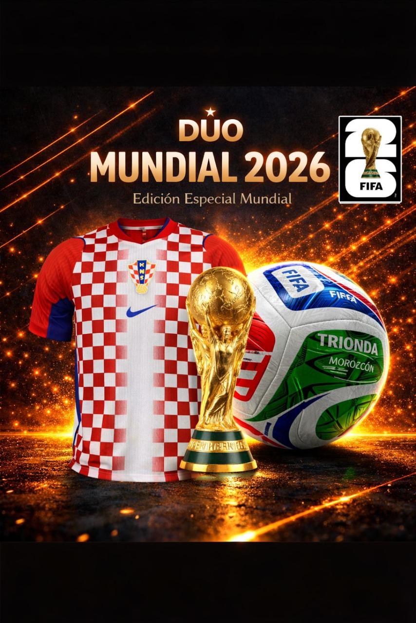 ⚽ PACK FUTBOLERO 2026 🔥 Llévate Jersey jugador + Balón Edición Mundial