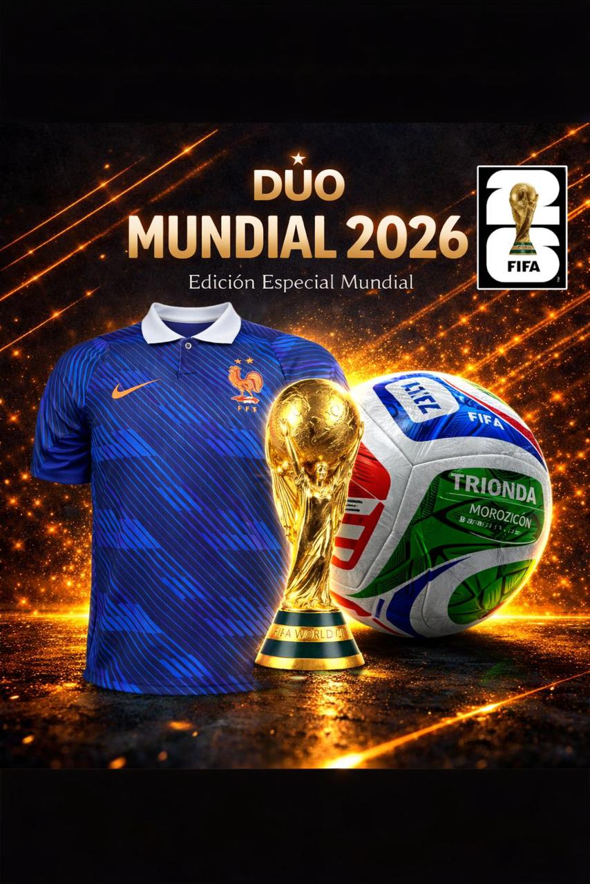 ⚽ PACK FUTBOLERO 2026 🔥 Llévate Jersey jugador + Balón Edición Mundial
