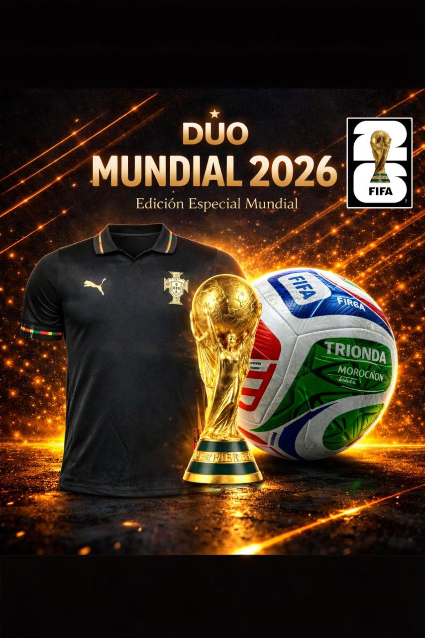 ⚽ PACK FUTBOLERO 2026 🔥 Llévate Jersey jugador + Balón Edición Mundial
