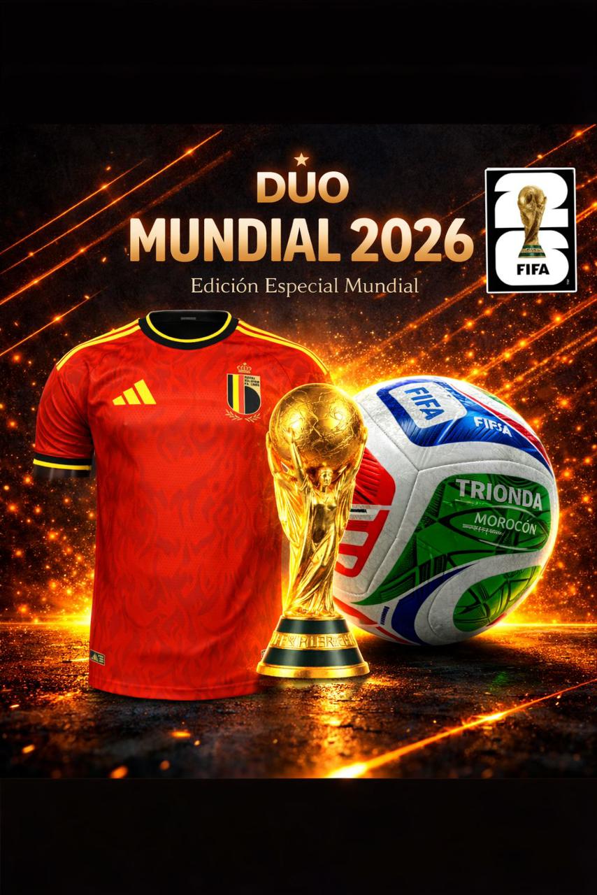 ⚽ PACK FUTBOLERO 2026 🔥 Llévate Jersey jugador + Balón Edición Mundial