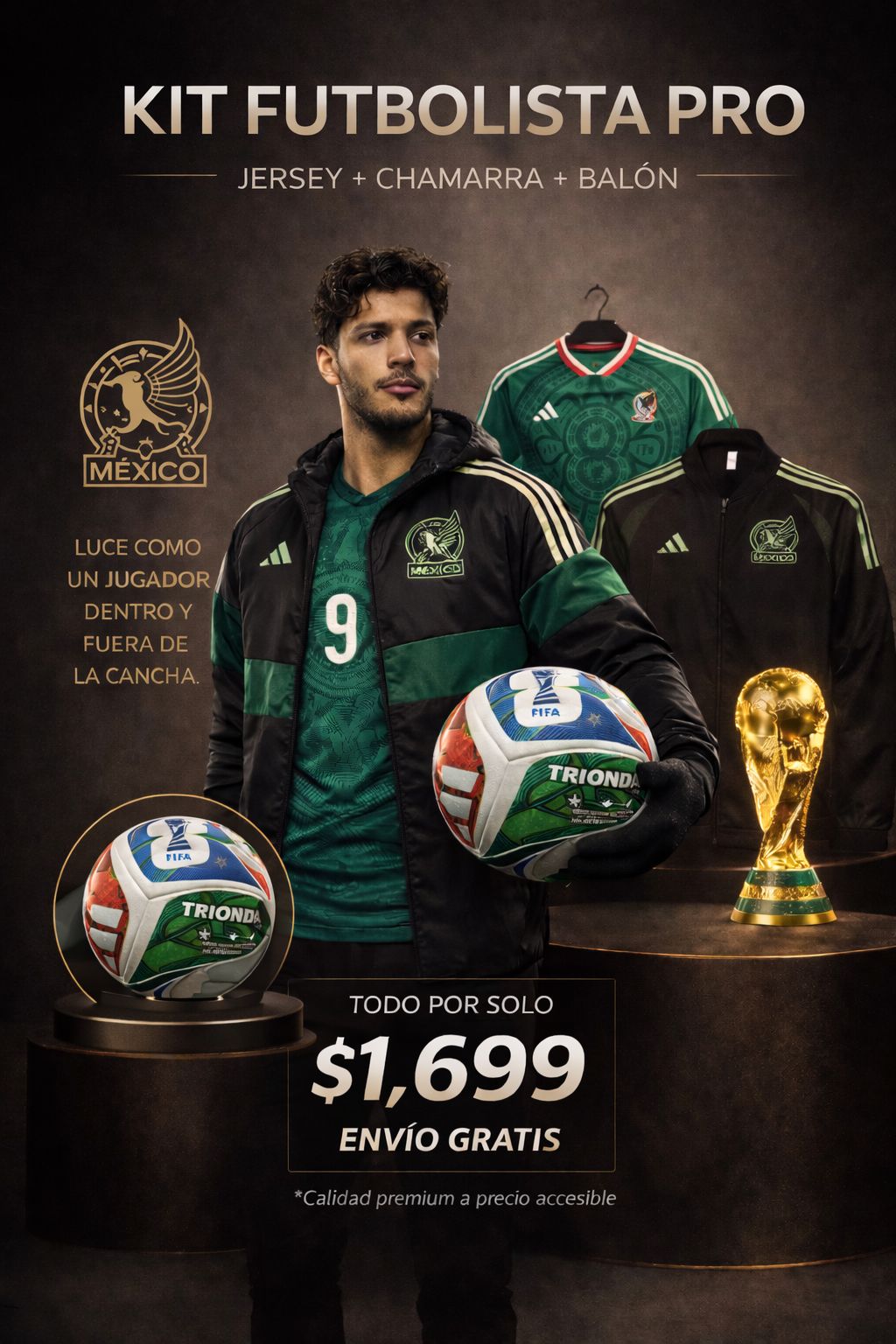 KIT FUTBOLISTA PRO Version jugador